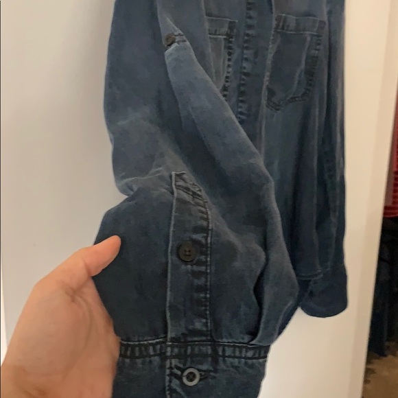 Anthropologie Cloth & Stone Denim Shirt - Picture 5 of 7